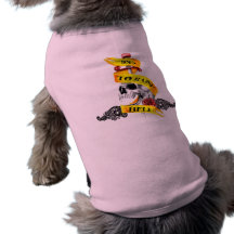 born to raise Hell Doggie Tee Shirt