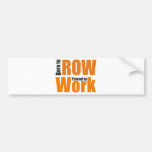 Born to row forced to work auto aufkleber