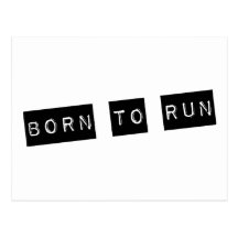 Born to run postcards