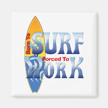 Born To Surf Fridge Magnet
