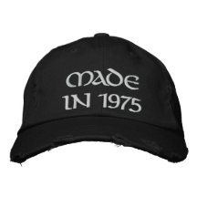 Born year hat embroidered baseball cap