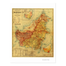BorneoPanoramic MapBorneo Postcards
