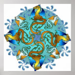 Bornholm Blues Canvas Print - Counter Clockwise