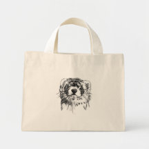 borsa con furetto bag
