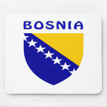 BOSNIA Coat Of Arms Mouse Pad