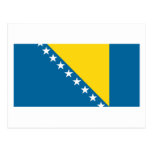 Bosnia Flag Postcard