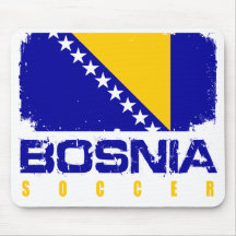 Bosnia Soccer Mousepad