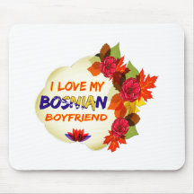 Bosnian Boyfriend Design Mouse Pad