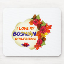 Bosnian Girlfriend designs Mouse Pads
