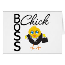Boss Chick Greeting Cards