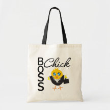 Boss Chick Tote Bags