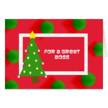 Boss Christmas Card