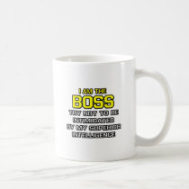 Boss...Superior Intelligence mugs
