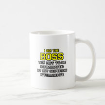 Boss...Superior Intelligence Coffee Mugs