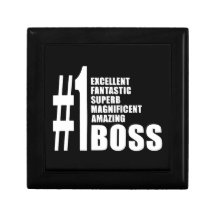 Bosses Birthdays Gifts : Number One Boss Gift Box