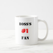 BOSS'S #1 FAN COFFEE MUGS