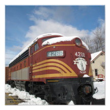 Boston and Maine Engine Photo