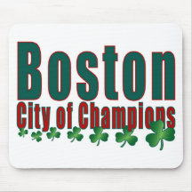Boston City of Champions Mouse Pads