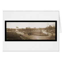 Boston MA Garden Photo 1904 Card