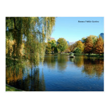 Boston Public Garden Postcard