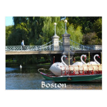 Boston Public Garden Postcard