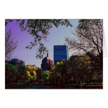 Boston Skyline Card