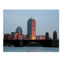 Boston Skyline Post Cards