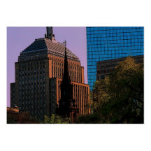 Boston Skyline Profile Card Business Card