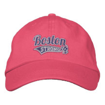 Boston Strong Ballpark Shamrock Embroidered Baseball Cap