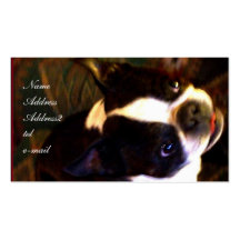 Boston Terrier business Card