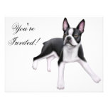 Boston Terrier Invitation