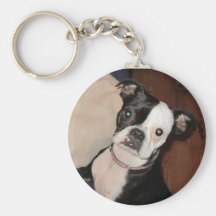 Boston Terrier Key Chain
