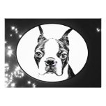 Boston Terrier Personalised Invitation
