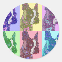 Boston Terrier Stickers
