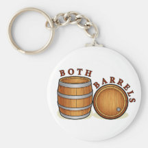 Both Barrels Keychain