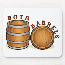 Both Barrels Mousepad