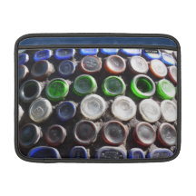 Bottle Art - Upcycled Bottles- Photo Design MacBook Air Sleeve