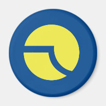Botucatu Saopaulo Brasil, Brazil flag Fridge Magnets
