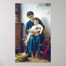 Bouguereau - La Grande Soeur Print