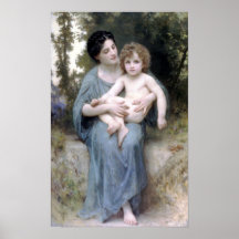 Bouguereau - Le Jeune Frere Poster