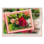 Bouquet Get Well Wishes customise Cards