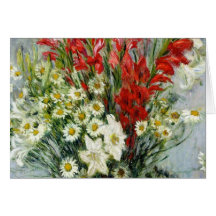 Bouquet of Gadiolas Greeting Card