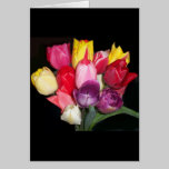 Bouquet of Tulips Card cards