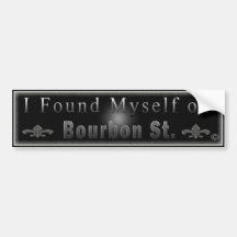 Bourbon Street Bumper Stickers