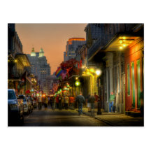Bourbon Street Sunset Postcard