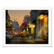 Bourbon Street Sunset Print Photo