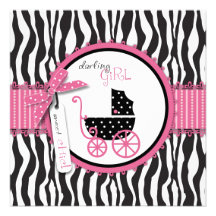 Boutique Chic Card Square Custom Invitation
