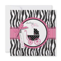 Boutique Chic Card Square Custom Invitation