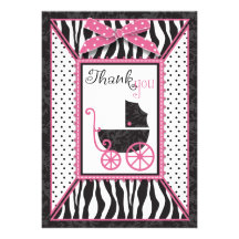 Boutique Chic TY Card 3 Personalized Invites