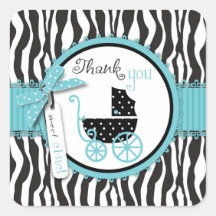 Boutique Chic TY Square Sticker Boy